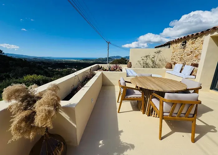 Charmante Maison En Pierre Vue Et Piscine Privee * Cuttoli-Corticchiato